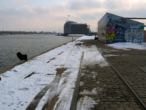 Copenhage harbour - Behind the scenes in the harbour of Copenhagen. A nice place to walk, but not a busy port to the world anymore.